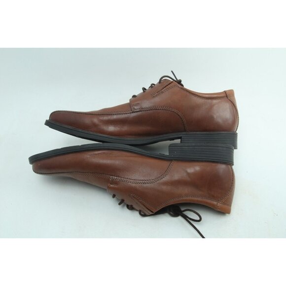 Clarks Tilden Oxfords Dress Shoes Mens Brown Leather Cap Toe Lace Up 13 M main image 13